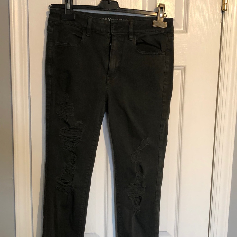 AE ripped skinny jeans